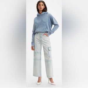 Levi’s Made and Crafted Cargo Wide Leg Jeans NWT